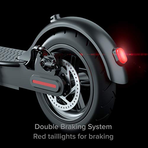 Folding Electric Scooter for Adults with Double Braking System - 8.5” Pneumatic Tires - Up to 14.5 Miles & 15 MPH Portable Folding Commuting Electric Scooter……