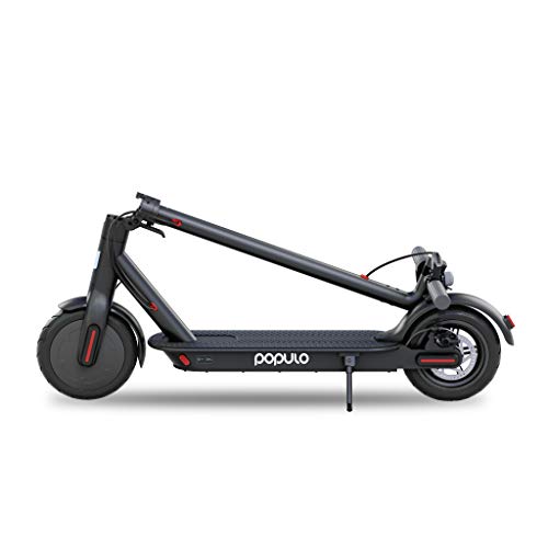 Folding Electric Scooter for Adults with Double Braking System - 8.5” Pneumatic Tires - Up to 14.5 Miles & 15 MPH Portable Folding Commuting Electric Scooter……