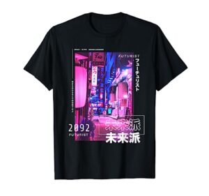 japanese cyberpunk tokyo streetwear aesthetic graphic tee t-shirt