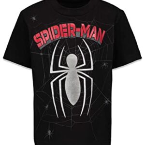 Marvel Spider-Man Big Boys 4 Pack T-Shirts Spiderman 8