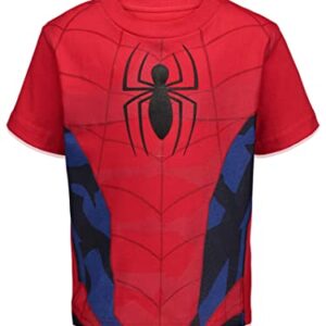 Marvel Spider-Man Big Boys 4 Pack T-Shirts Spiderman 8