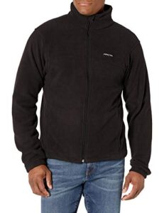 arctix men's journey fleece jacket, black, medium