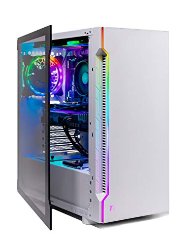 Skytech Archangel Gaming Computer PC Desktop – Ryzen 5 3600 3.6GHz, GTX 1660 6G, 500GB SSD, 8GB DDR4 3200MHz, RGB Fans, Windows 10 Home 64-bit, 802.11AC Wi-Fi