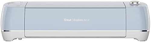 Cricut Explore Air 2 - A DIY Cutting Machine for all Crafts, Create Customized Cards, Home Decor & More, Bluetooth Connectivity, Compatible with iOS, Android, Windows & Mac, Blue