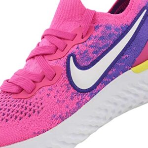 Nike Women's Epic React Flyknit 2 Running Shoe Fuchsia/White, 7.5