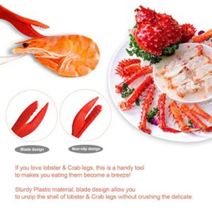 10PCS Crab Nut Crackers and Seafood Tools,Stainless Steel Lobster Crackers and Picks Set,Including 2 Lobster Crab Crackers, 4 Lobster Sheller Knives, 4 Crab Leg Forks/Picks (10pcs)