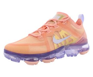 nike womens air vapormax 2019 textile synthetic bleached coral trainers 8.5 us