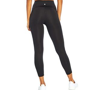 BALLY TOTAL FITNESS High Rise Pocket Ankle Legging, Black, Medium (FLL1000A)