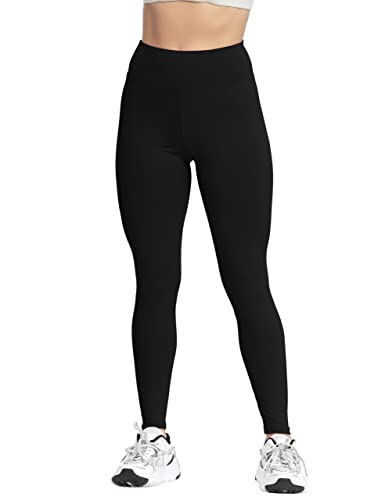 VALANDY High Waisted Yoga Pants Stretch Tummy Control Athletic Workout Running Leggings for Women One Size 5Pack