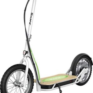 EcoSmart SUP Electric Scooter – 16" Air-Filled Tires, Wide Bamboo Deck, 350w High-Torque Hub-Driven Motor, Up to 15.5 mph & 15.5 Miles Range, Rear-Wheel Drive