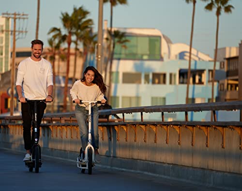 EcoSmart SUP Electric Scooter – 16" Air-Filled Tires, Wide Bamboo Deck, 350w High-Torque Hub-Driven Motor, Up to 15.5 mph & 15.5 Miles Range, Rear-Wheel Drive