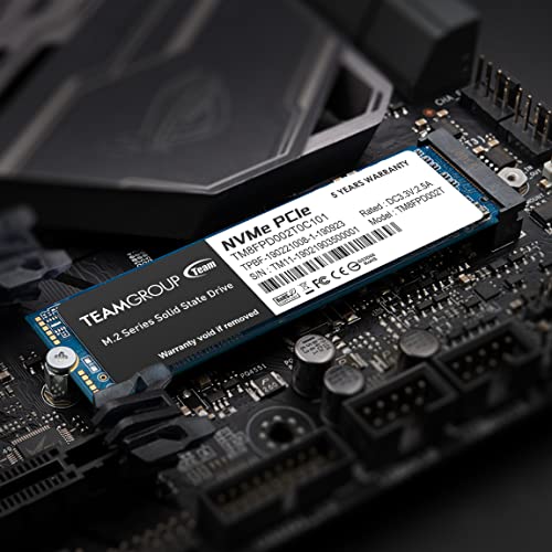 TEAMGROUP MP33 256GB SLC Cache 3D NAND TLC NVMe 1.3 PCIe Gen3x4 M.2 2280 Internal Solid State Drive SSD (Read/Write Speed up to 1,600/1,000 MB/s) Compatible with Laptop & PC Desktop TM8FP6256G0C101