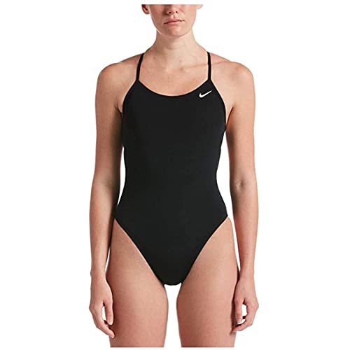 Nike Hydrastrong Lace-Up Tie Back One-Piece Black 28