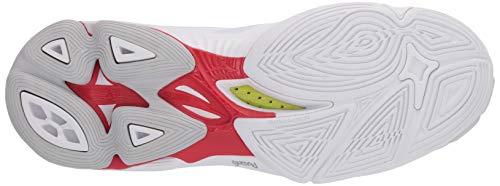 Mizuno Wave Lightning Z6 Womens Volleyball Shoe, White-red, 13