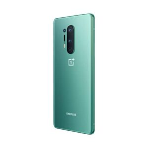 OnePlus 8 Pro (5G) Dual-SIM IN2023 256GB/12GB RAM (GSM + CDMA) Factory Unlocked Android Smartphone (Glacial Green)- International Version