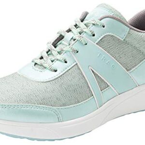 TRAQ by Alegria Qarma Womens Smart Walking Shoe Mint Dew 10 M US