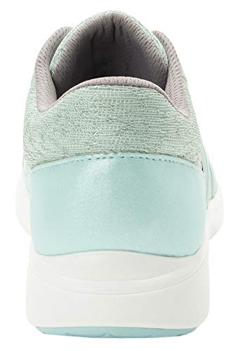 TRAQ by Alegria Qarma Womens Smart Walking Shoe Mint Dew 10 M US