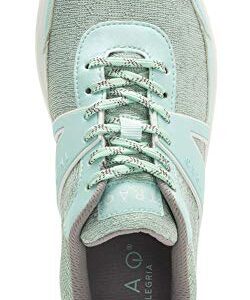 TRAQ by Alegria Qarma Womens Smart Walking Shoe Mint Dew 10 M US
