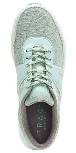 TRAQ by Alegria Qarma Womens Smart Walking Shoe Mint Dew 10 M US