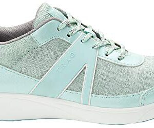 TRAQ by Alegria Qarma Womens Smart Walking Shoe Mint Dew 10 M US