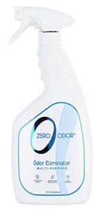 zero odor multi-purpose odor eliminator - air & surface odor – patented technology best for bathroom, kitchen, fabrics, closet- smell great again, 22oz (over 500 sprays)