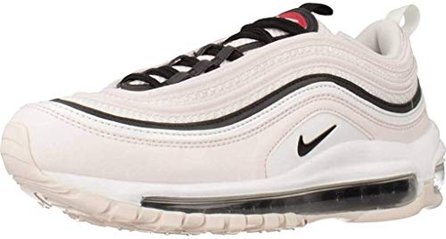 Nike Women's Air Max 97 Light Soft Pink/Summit White/Gym Red/Black 921733-603 (Size: 6)