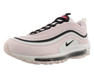nike women's air max 97 casual shoes (10, lt soft pink/black/summit white/gym)