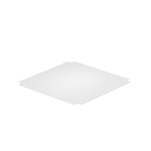 thirteen chefs industrial shelf liners 18 x 18 inch, 5 pack set for wired shelving racks, clear polypropylene