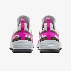 Nike Women's Air Max Bella Tr 3 Sneaker, White/Black-fire Pink-pure Platinum, 5