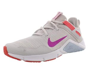 nike legend essential womens shoes size 5, color: vast grey/fire pink
