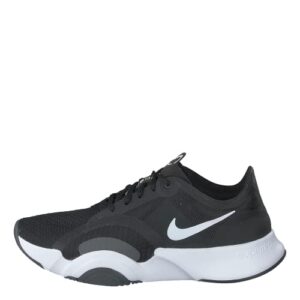 nike women's superrep go running trainers cj0860 shoes, white/black-dark smoke grey, 7