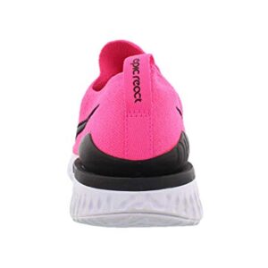 Nike Epic React Flyknit 2 Women's Running Shoe Pink Blast/Black-White Size 6.5