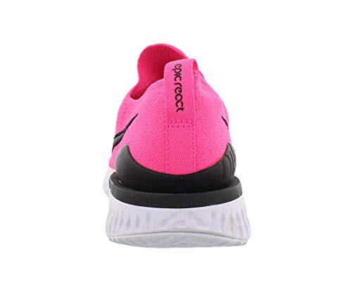 Nike Epic React Flyknit 2 Women's Running Shoe Pink Blast/Black-White Size 6.5