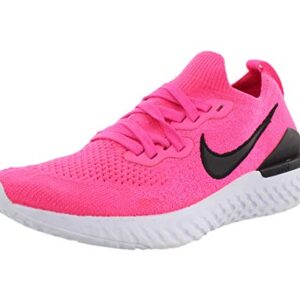 Nike Epic React Flyknit 2 Women's Running Shoe Pink Blast/Black-White Size 6.5