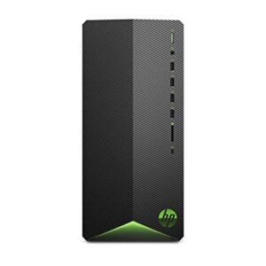 HP Pavilion Gaming Desktop Computer, AMD Ryzen 5 3500 Processor, AMD Radeon Rx 5500 4 GB, 8 GB RAM, 512 GB SSD, Windows 10 Home (TG01-0040, Black)