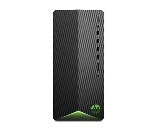 HP Pavilion Gaming Desktop Computer, AMD Ryzen 5 3500 Processor, AMD Radeon Rx 5500 4 GB, 8 GB RAM, 512 GB SSD, Windows 10 Home (TG01-0040, Black)