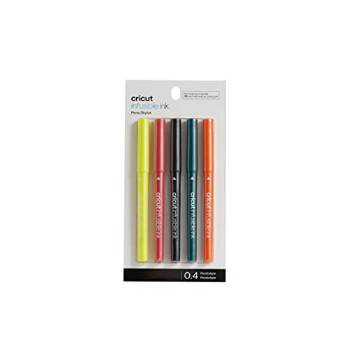 Cricut Infusible Ink Pens, Nostalgia Fine-Point Markers (0.4) for DIY, 5 count