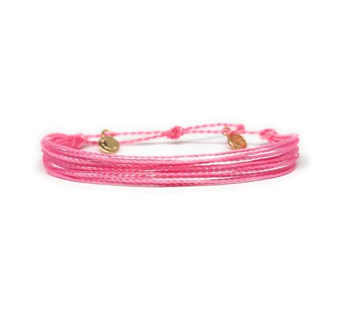 Breast Cancer Awareness Bracelet | In Support of Loved Ones Battling Cancer | Fund Raising | Gift for her | Gift for him | Non-braided.