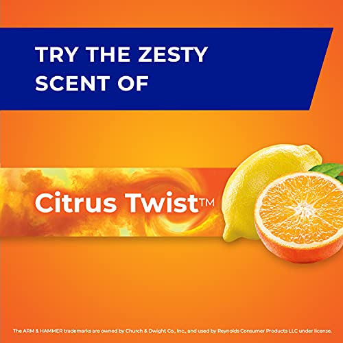 Hefty Ultra Strong Tall Kitchen Trash Bags, Citrus Twist Scent, 13 Gallon, 110 Count