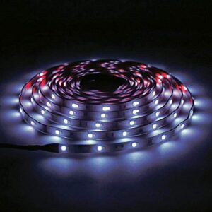 Commercial Electric 24 ft White & Multicolor (RGB+W) Indoor/Outdoor LED Tape Light w/Remote