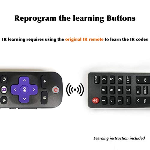 Amaz247 ROKU Remote Works with All Roku Player (Box Shape of Roku) and a Regular TV. Pairing Instruction Included. Does NOT Work with ROKU Stick!!