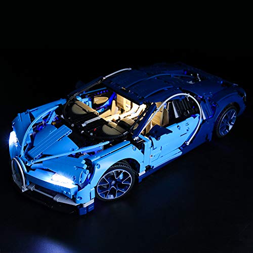 BRIKSMAX Led Lighting Kit for Bugatti Chiron - Compatible with Lego 42083 Building Blocks Model- Not Include The Lego Set