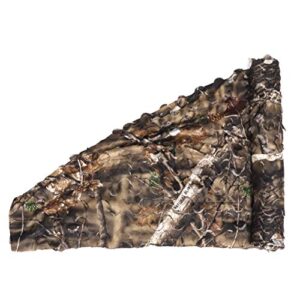 auscamotek camo netting camouflage net for deer blind material soft quiet -brown 5x10ft