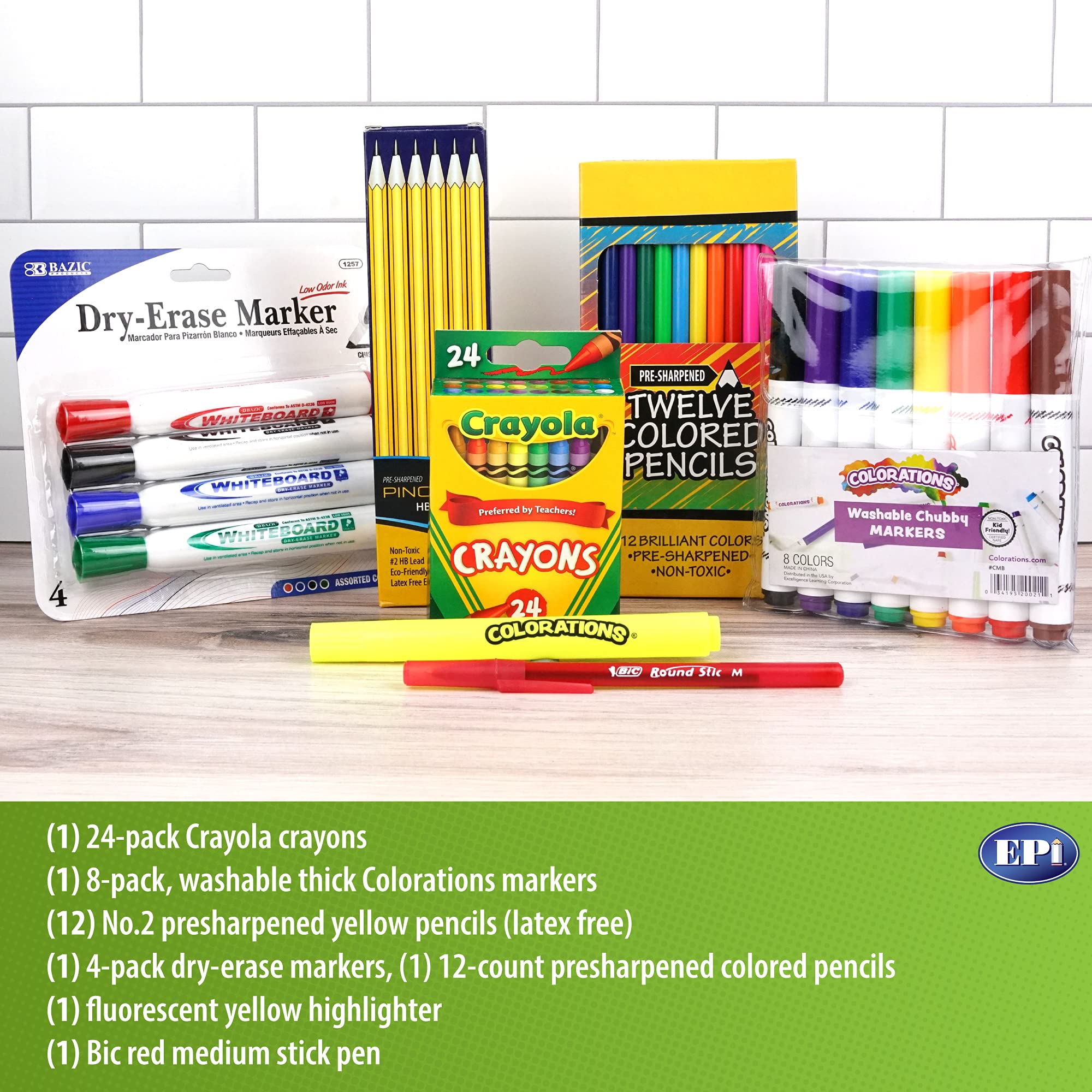 Essential School Supply Kit for Second and Third Grade Students