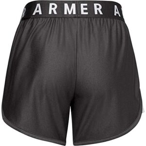 Under Armour Women's Play Up 5-Inch Shorts, Jet Gray/Halo Gray, MD (US 8-10) 5