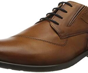 Bugatti Men's 312163174100 Derbys, Cognac, 7.5