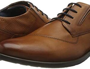 Bugatti Men's 312163174100 Derbys, Cognac, 7.5