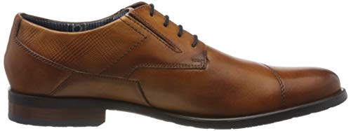 Bugatti Men's 312163174100 Derbys, Cognac, 7.5