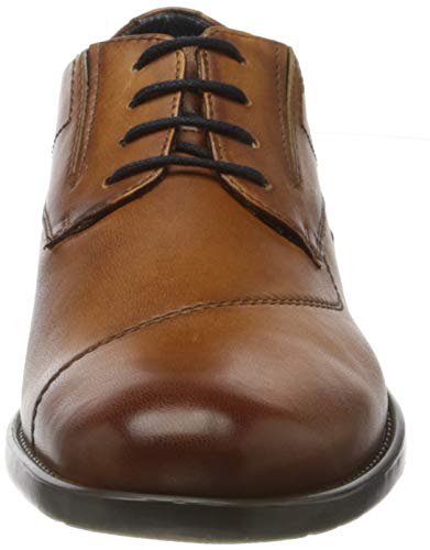 Bugatti Men's 312163174100 Derbys, Cognac, 7.5