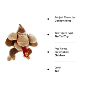 Good Stuff Donkey Kong 8 Inch Standing Stuffed Plush Toy